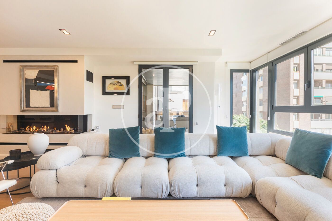 Living room of Flat for sale in  Valencia Capital  with Air Conditioner, Heating and Terrace