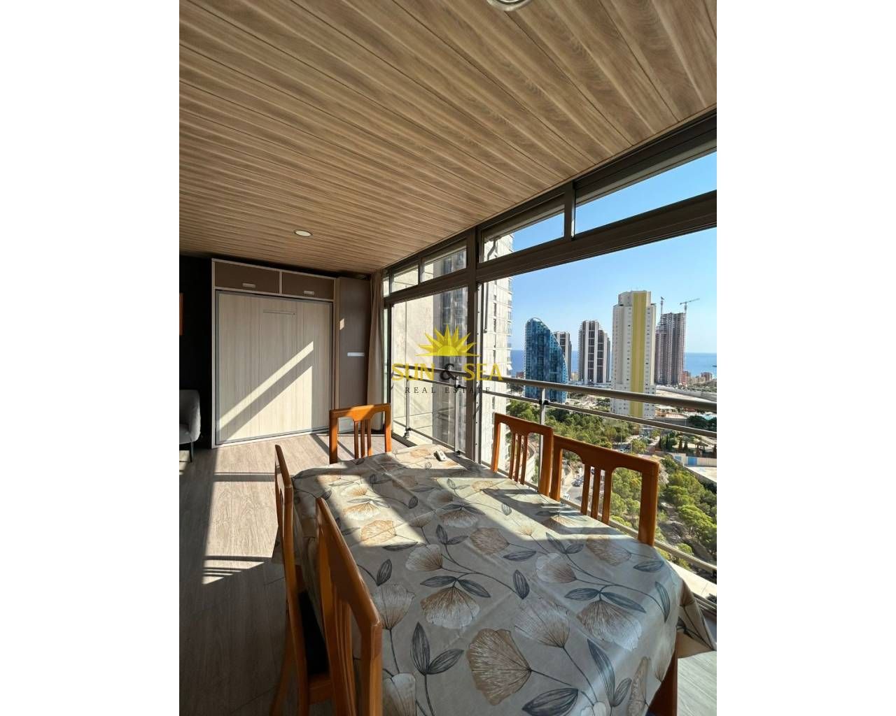 Terrace of Apartment to rent in Benidorm  with Air Conditioner, Heating and Swimming Pool