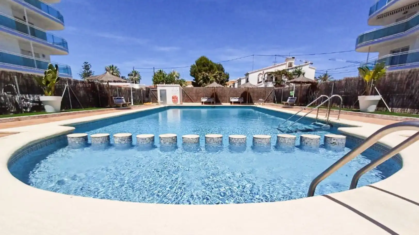 Swimming pool of Apartments for sale in Dénia  with Air Conditioner, Heating and Private garden