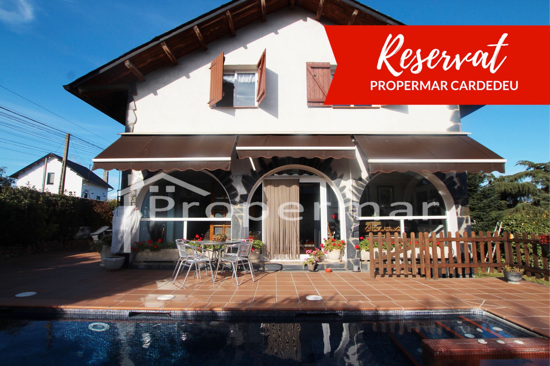 Exterior view of House or chalet for sale in Vallgorguina  with Heating, Private garden and Terrace