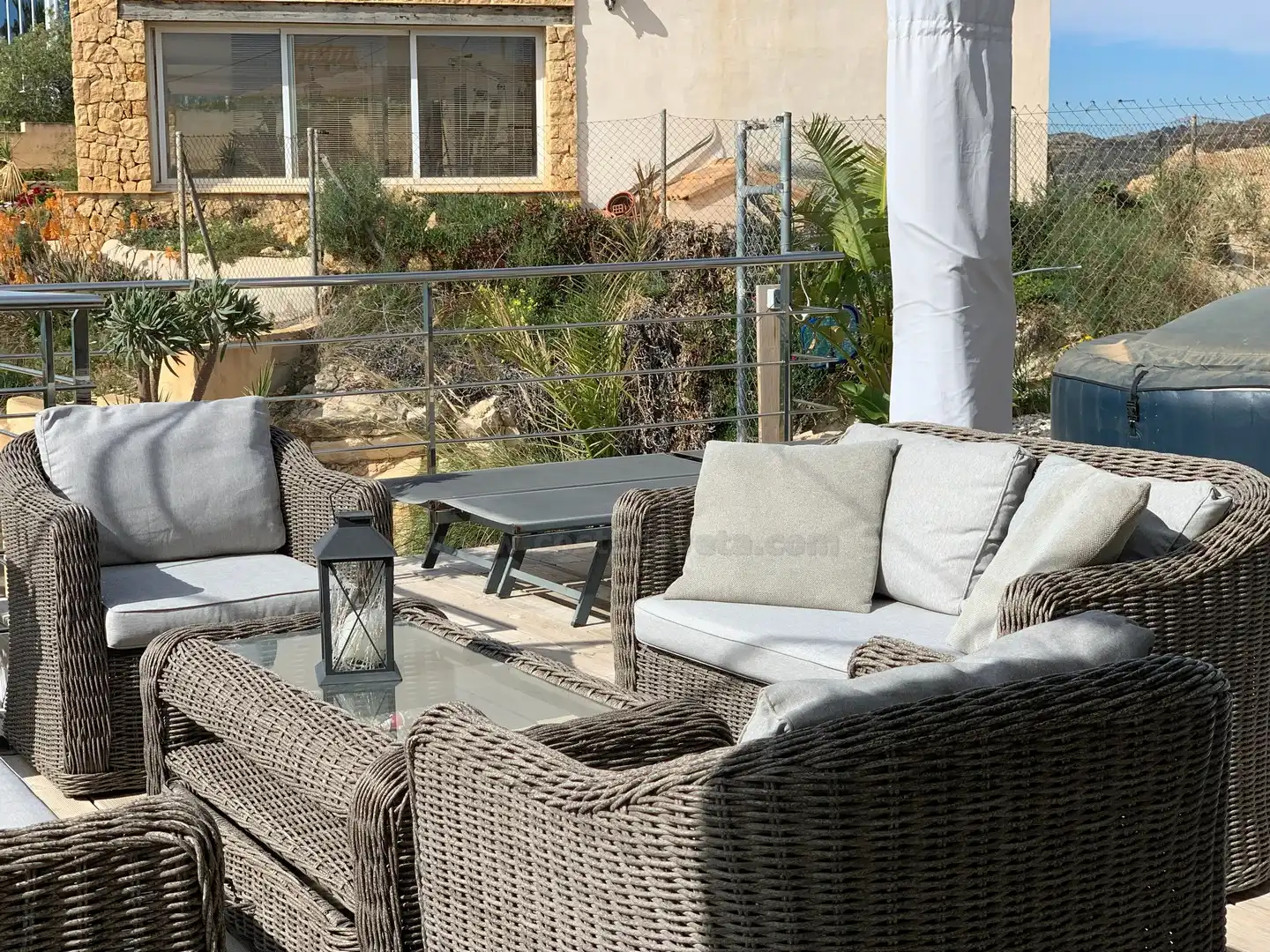 Terraza de Casa o chalet en venta en El Campello con Aire acondicionado, Jardín privado y Terraza