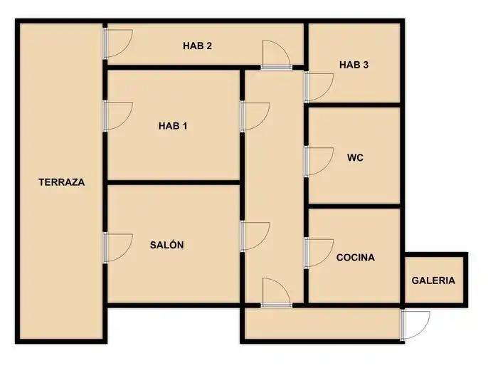 Piso con terraza en venta en Carretera BARCELONA DE, imagen 16