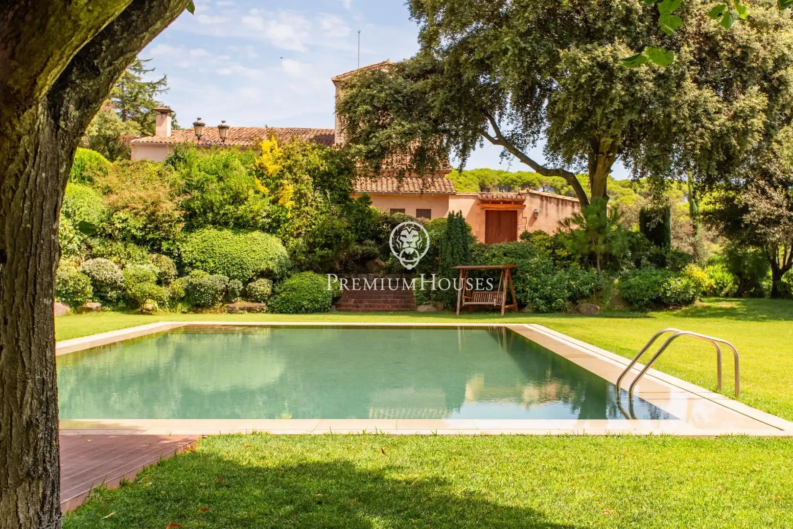 Piscina de Finca rústica en venda en Sant Andreu de Llavaneres amb Aire condicionat, Calefacció i Piscina