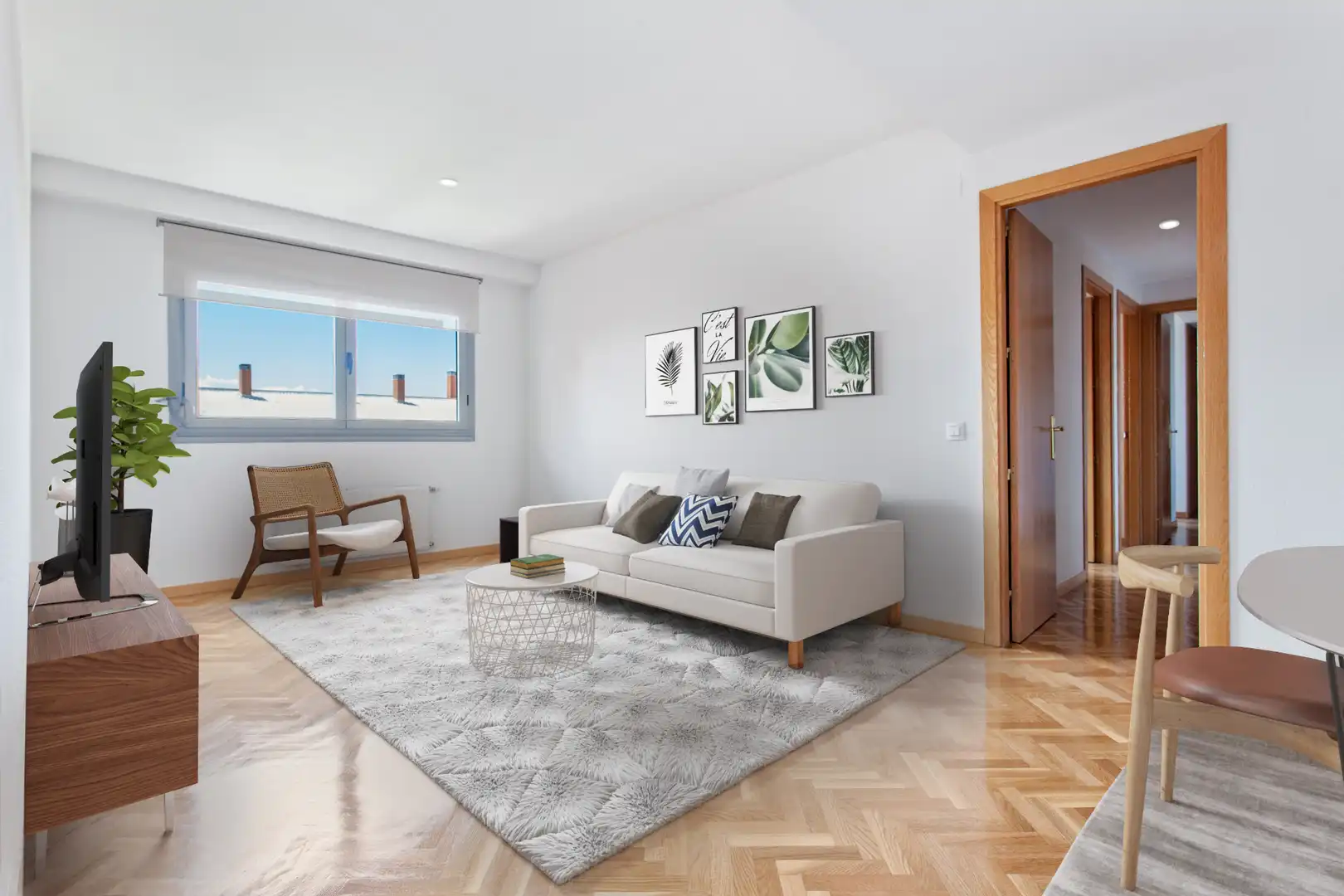 Sala de estar de Piso en venta en Madrid con Piscina comunitaria