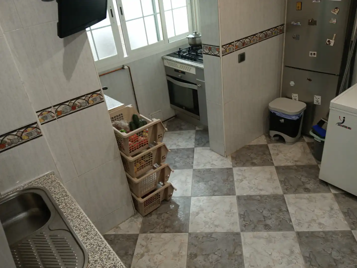 Kitchen of Flat for sale in Alcorcón  with Air Conditioner, Heating and Private garden