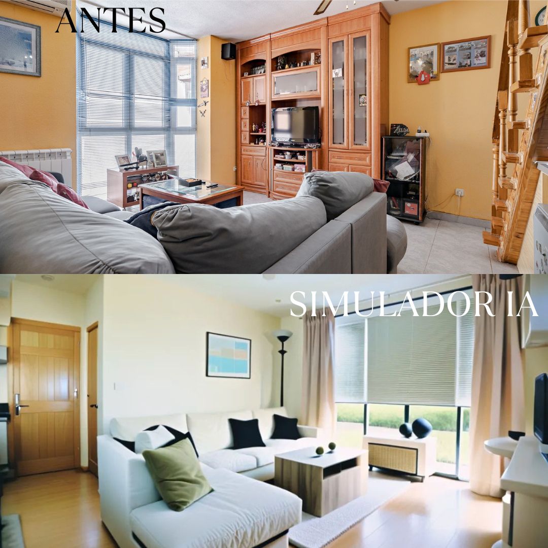 Living room of Duplex for sale in Meco  with Heating and Storage room