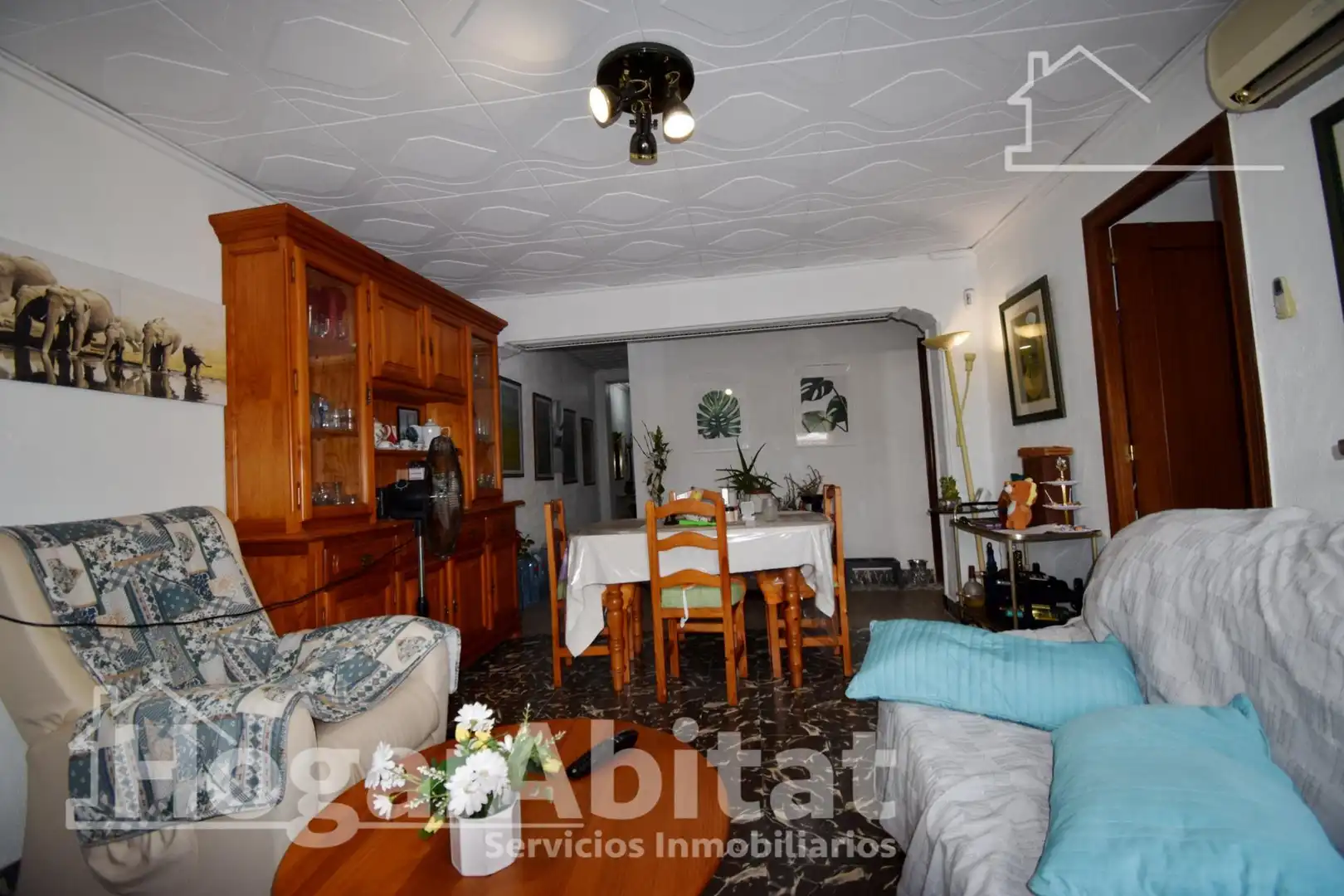 Living room of Flat for sale in Almoines  with Air Conditioner