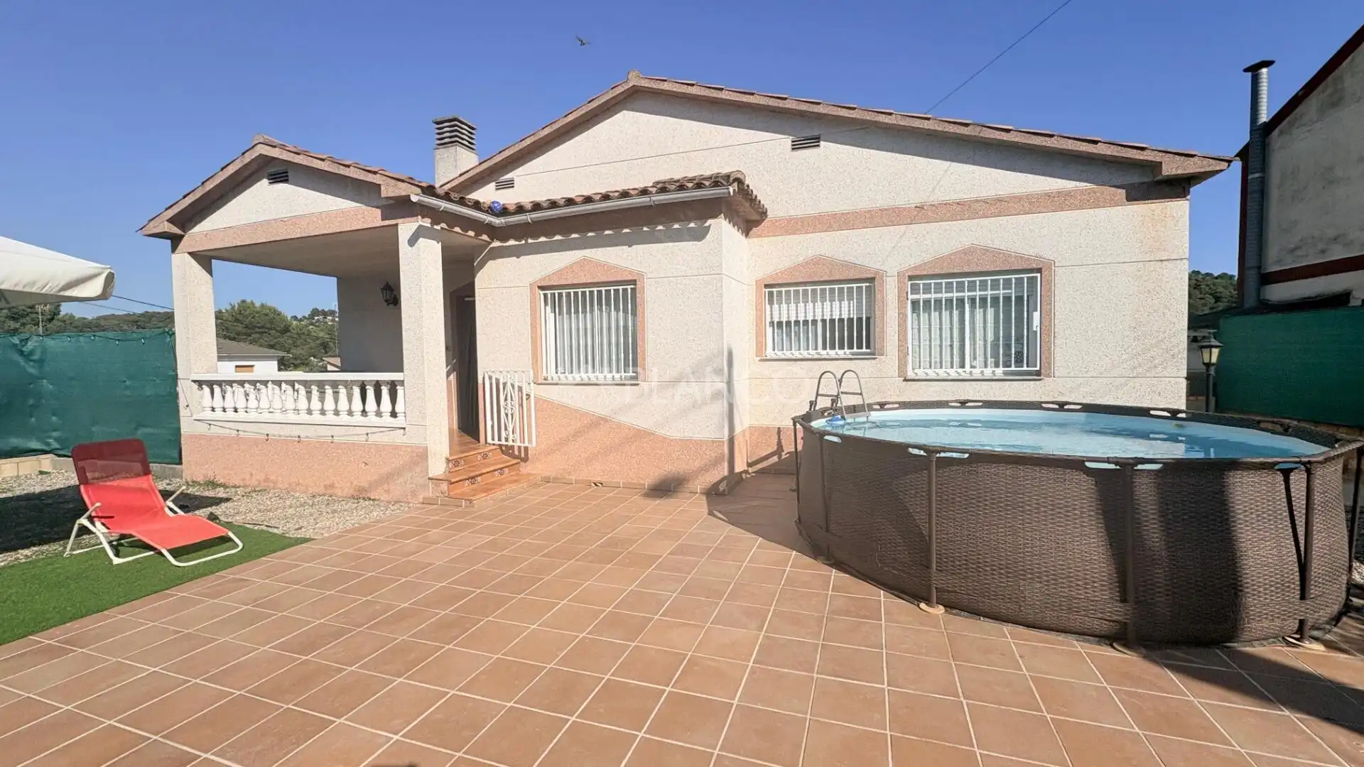 Vista exterior de Casa o xalet en venda en Piera amb Aire condicionat i Calefacció