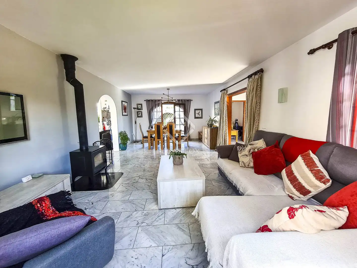 Sala d'estar de Casa o xalet en venda en Ciutadella de Menorca amb Aire condicionat, Calefacció i Jardí privat