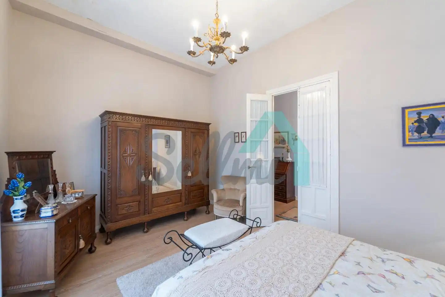 Habitación de Casa o chalet en venta en Ribera de Arriba con Jardín privado, Terraza y Balcón