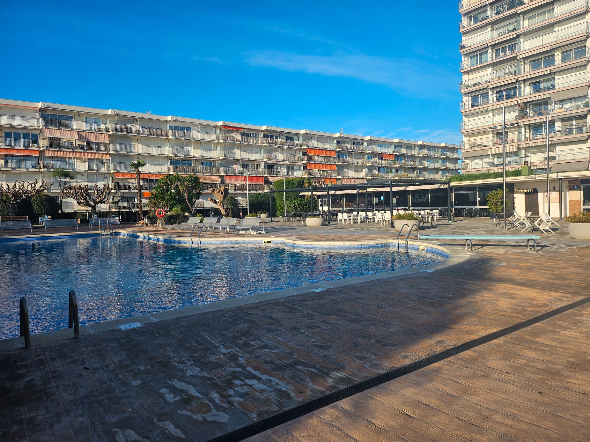 Swimming pool of Apartment to rent in Cabrera de Mar  with Heating, Private garden and Oven