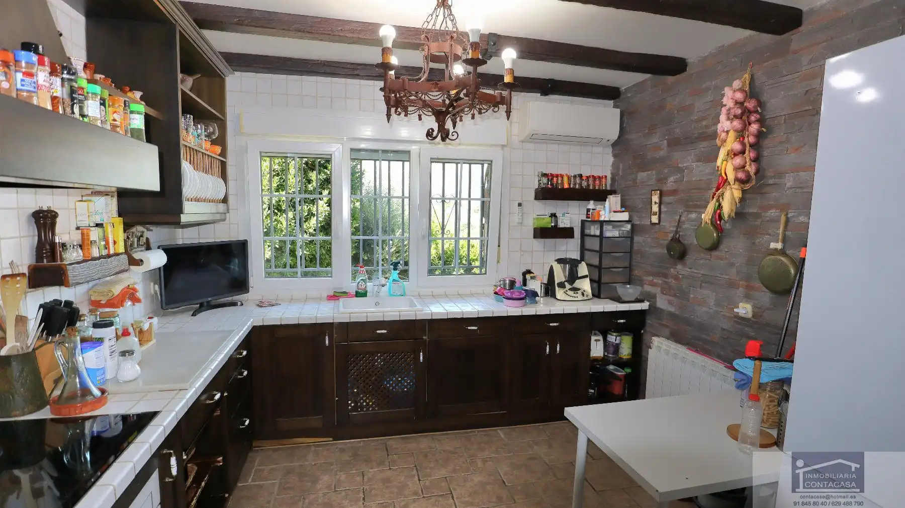 Cocina de Casa o chalet en venta en El Boalo - Cerceda – Mataelpino con Aire acondicionado, Calefacción y Terraza