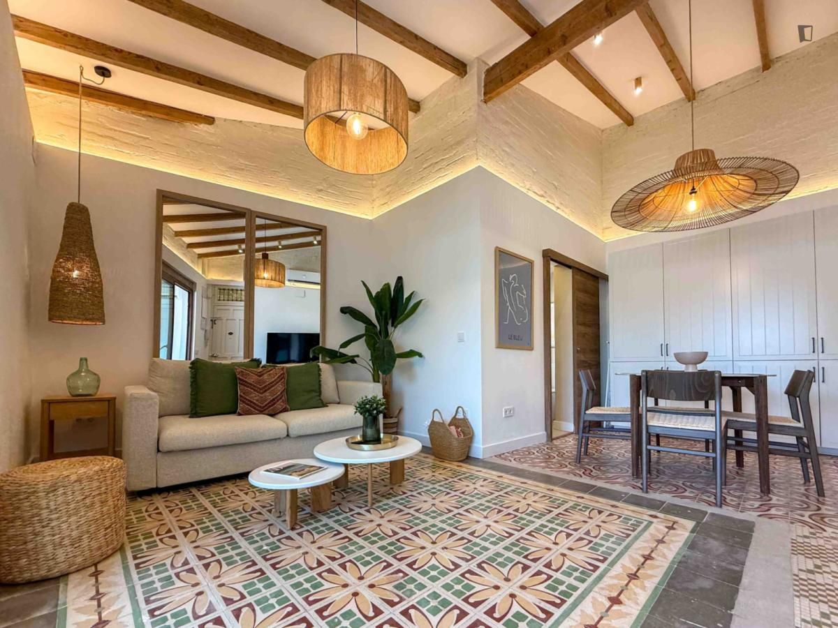 Living room of Apartments for rent in Alicante / Alacant  with Air Conditioner, Furnished and Oven