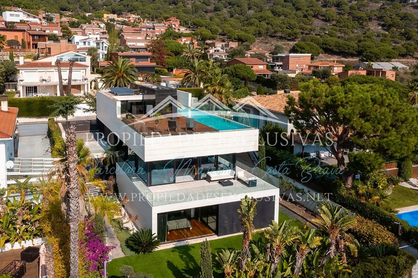 Vista exterior de Casa o chalet en venta en Teià con Aire acondicionado, Calefacción y Terraza