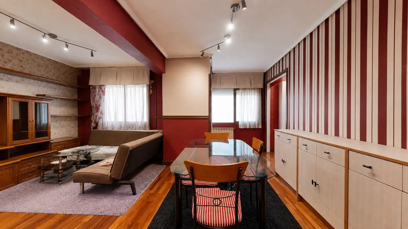 Sala d'estar de Pis en venda en Bilbao  amb Moblat, Forn i Rentadora