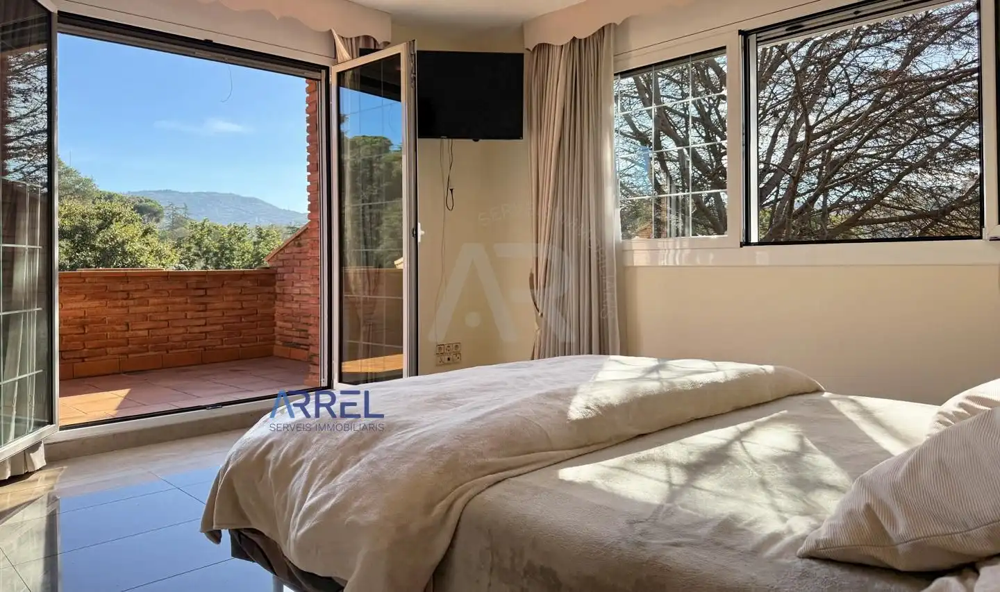 Habitación de Casa o chalet en venta en Vallromanes con Jardín privado, Terraza y Piscina