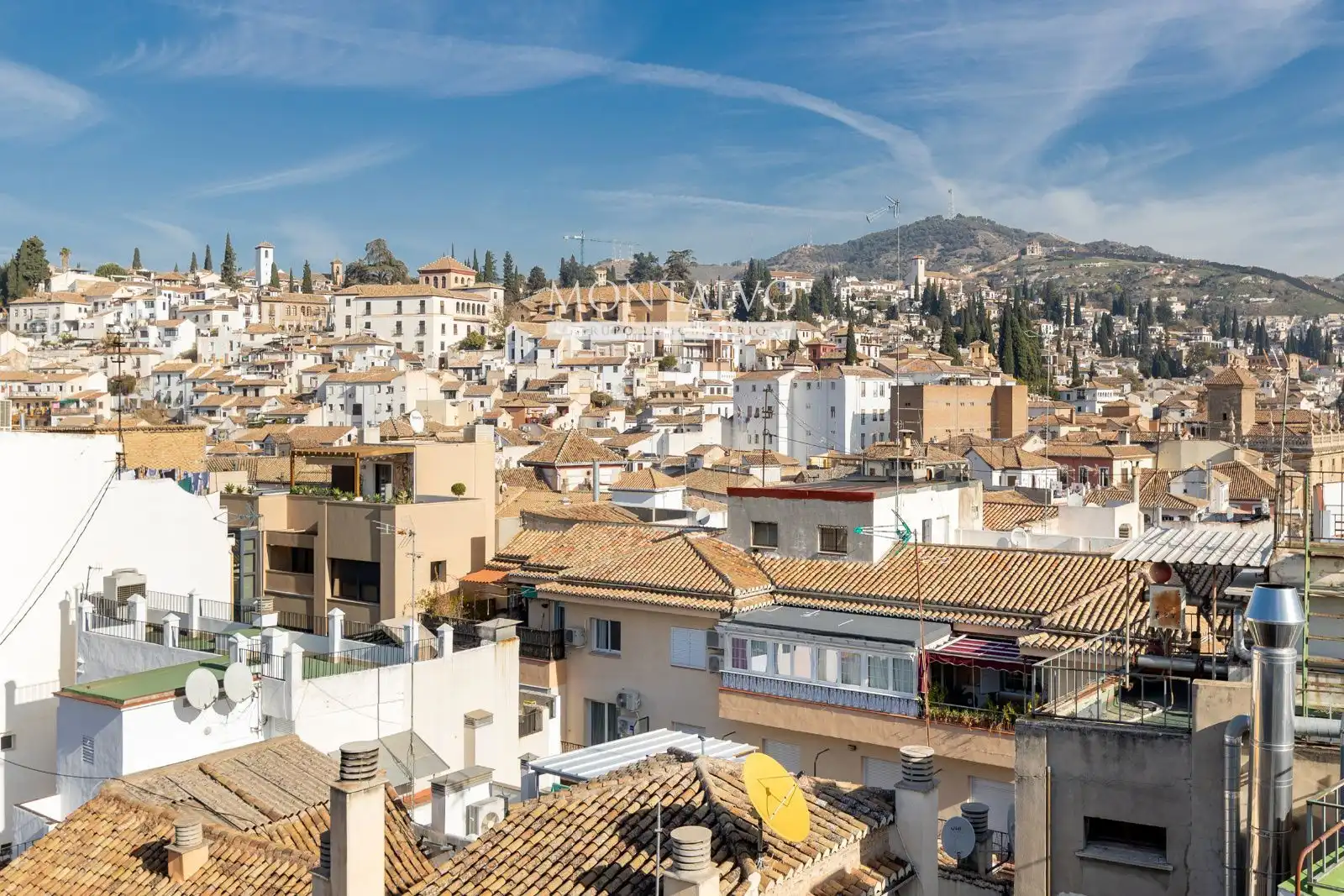 Vista exterior de Ático en venta en Granada con Aire acondicionado y Terraza