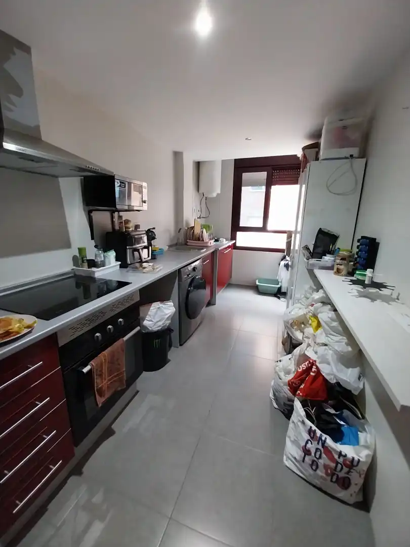 Küche von Wohnung zum Verkauf in Favara mit Klimaanlage, Terrasse und Waschmaschine