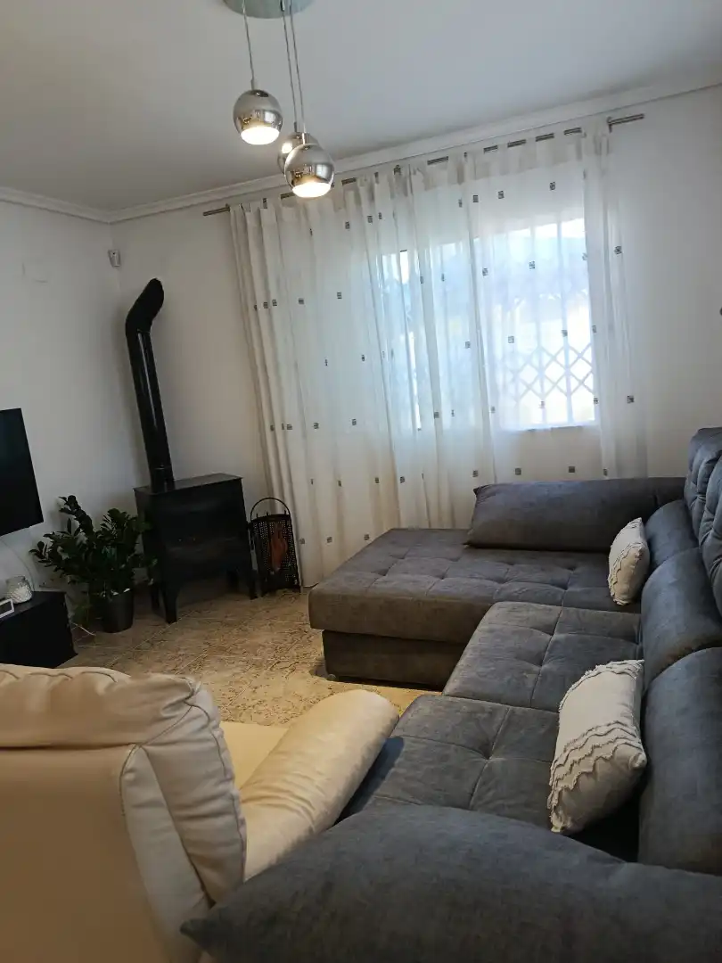 Sala de estar de Casa adosada en venta en Oropesa del Mar / Orpesa con Aire acondicionado, Terraza y Amueblado