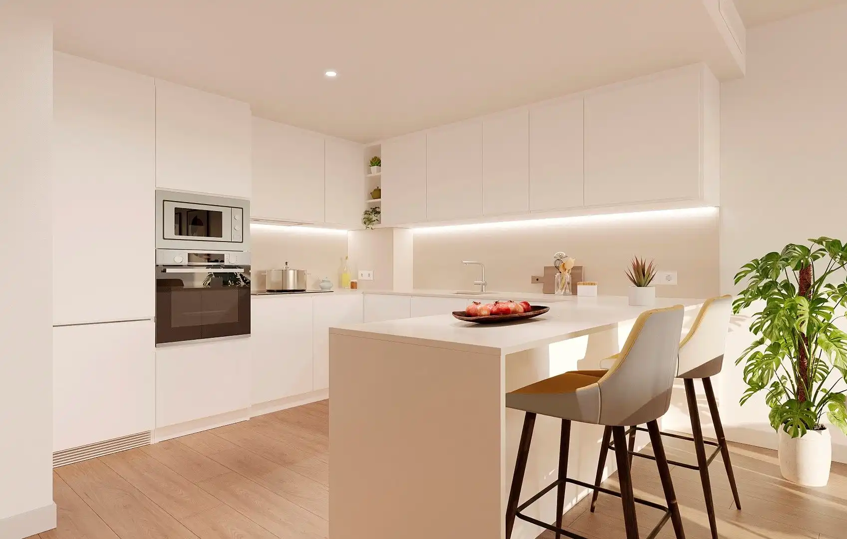 Kitchen of Duplexes for sale in Dénia  with Air Conditioner, Private garden and Terrace