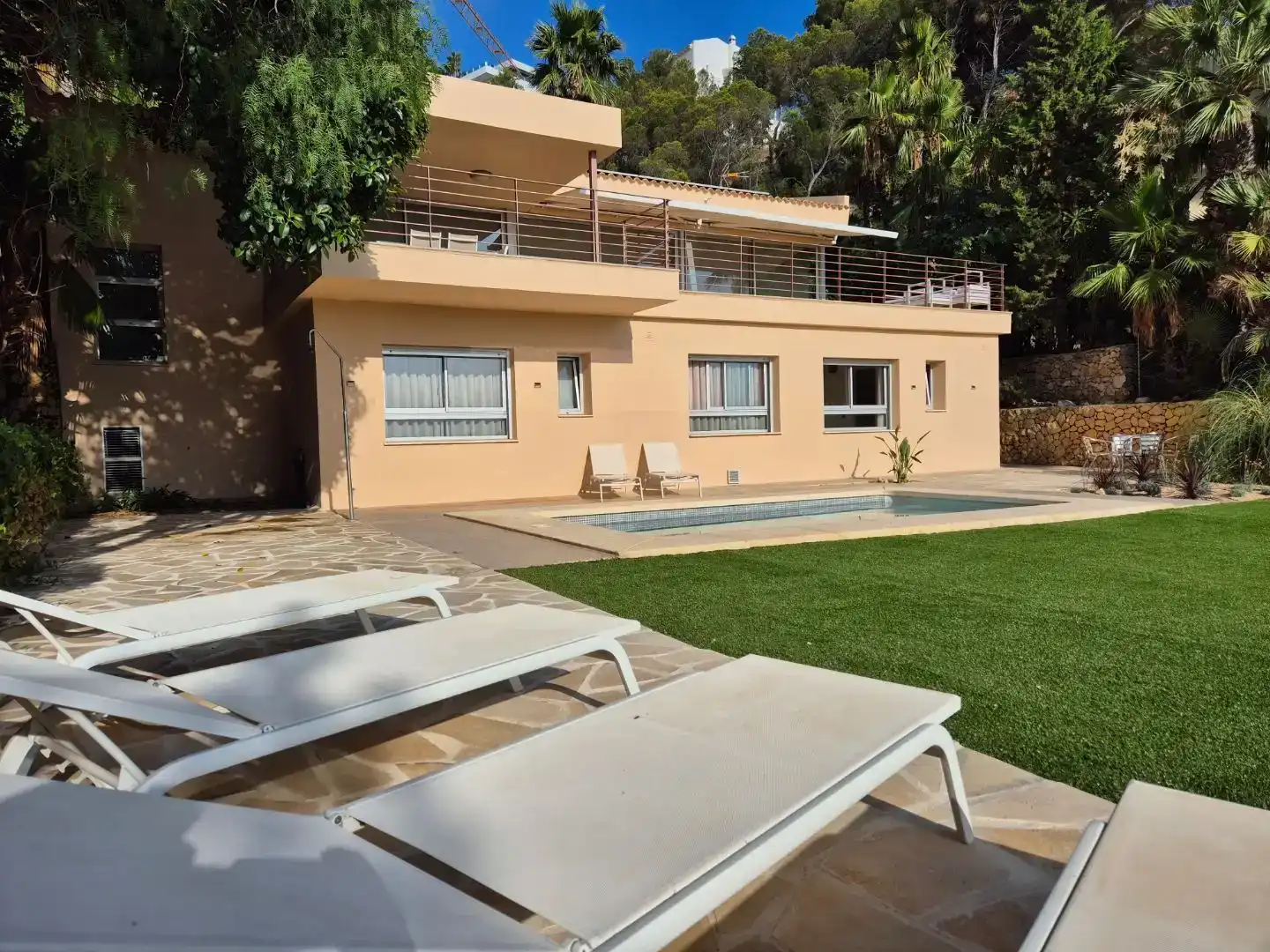 Vista exterior de Casa o chalet en venta en Altea con Aire acondicionado y Piscina