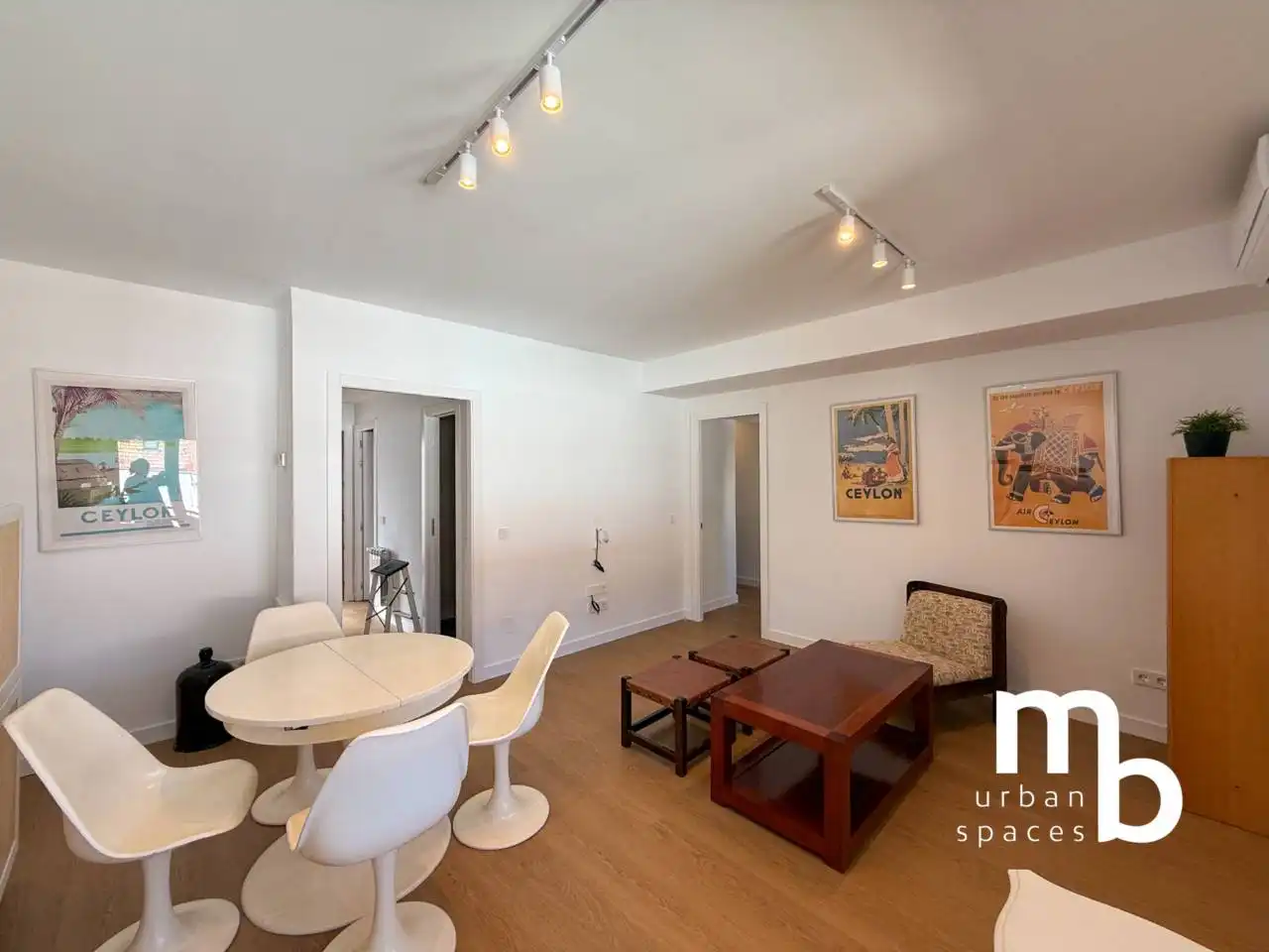 Sala de estar de Piso de alquiler en Madrid con Aire acondicionado, Calefacción y Terraza