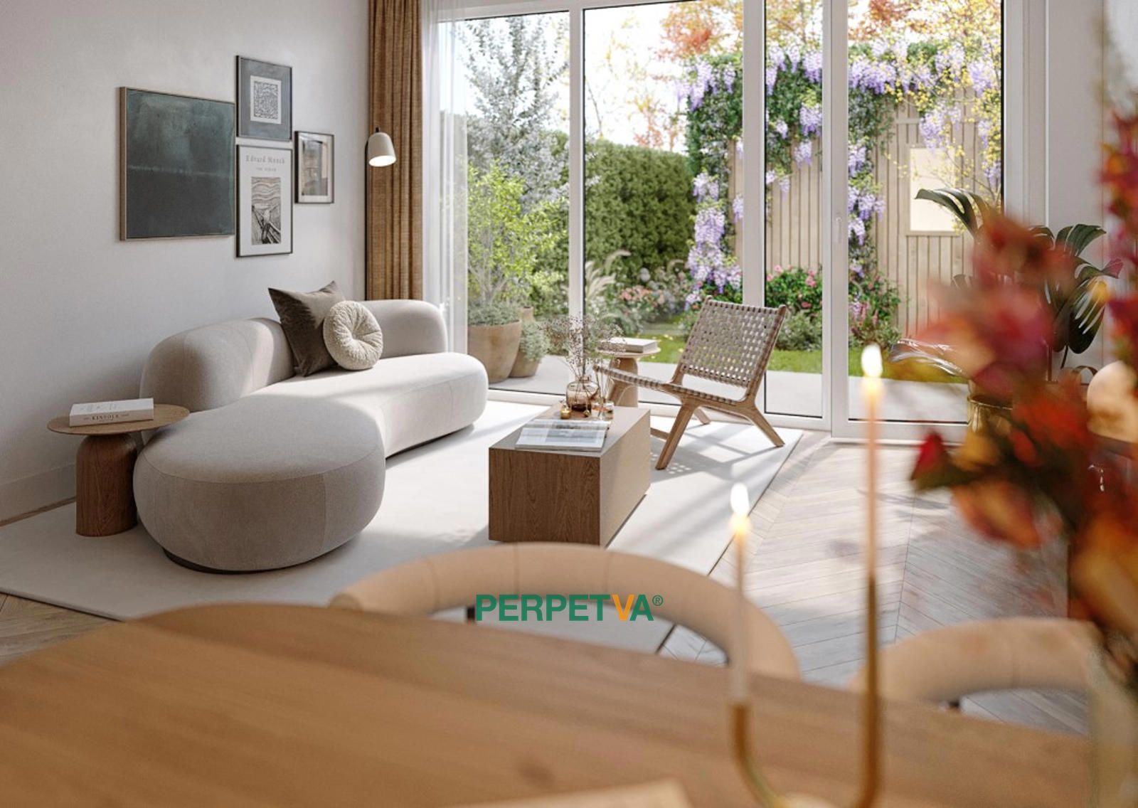 Living room of House or chalet for sale in Sabadell  with Air Conditioner, Terrace and Swimming Pool