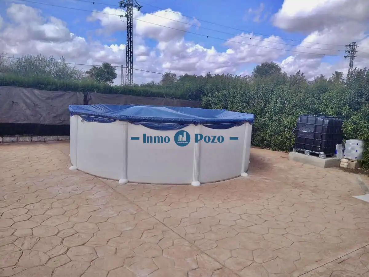 Swimming pool of Houses for sale in Almendralejo  with Air Conditioner, Terrace and Storage room