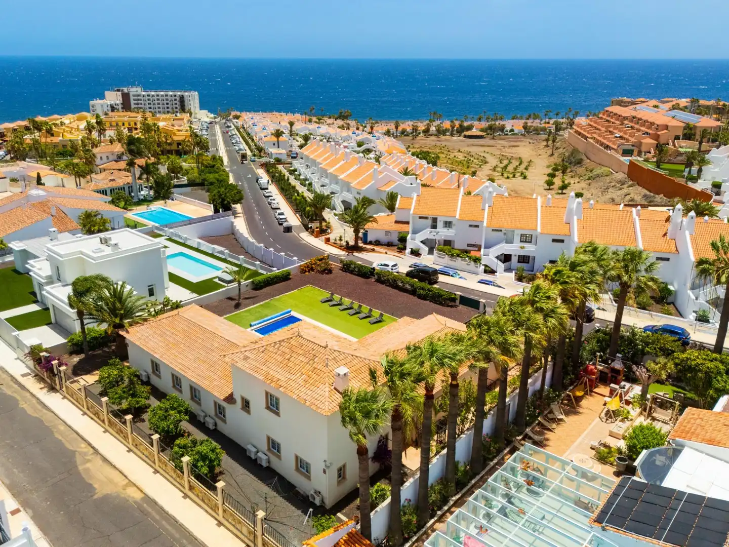 Exterior view of Houses for sale in San Miguel de Abona  with Air Conditioner, Private garden and Terrace