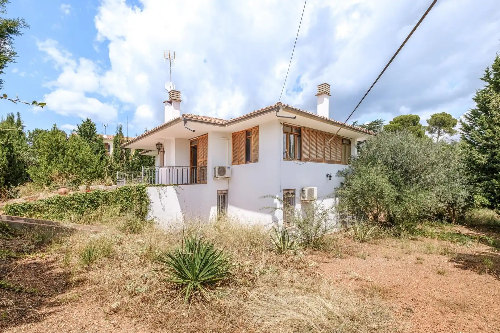 Exterior view of Houses for sale in Terrassa  with Air Conditioner, Heating and Private garden