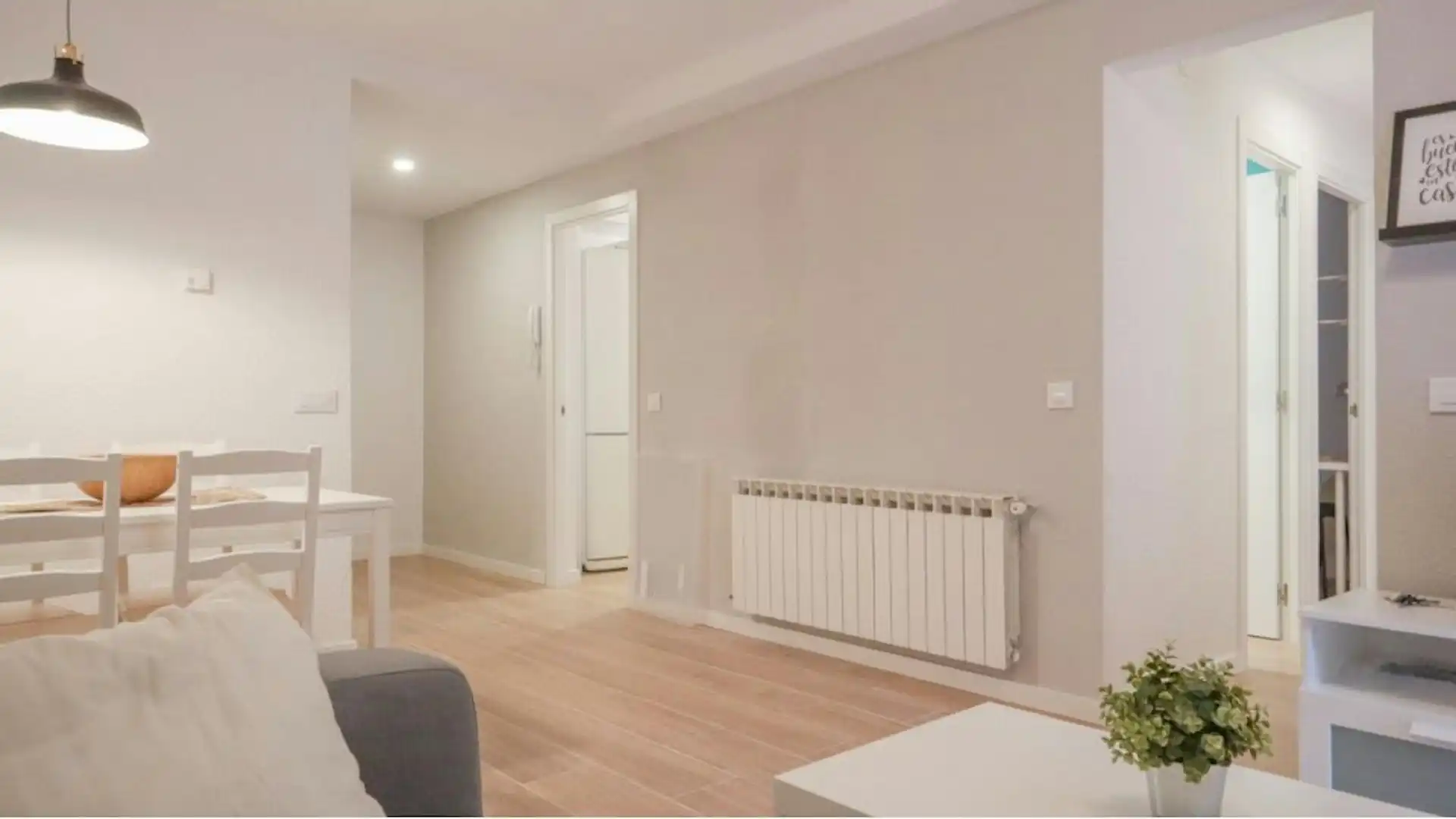 Schlafzimmer von Wohnung zur Miete in Madrid mit Heizung, Möbliert und Waschmaschine