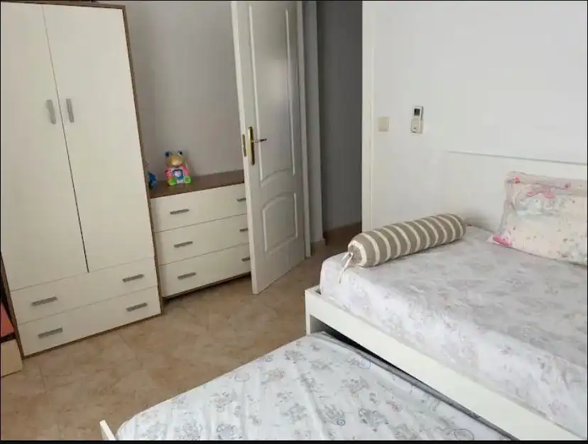 Schlafzimmer von Erdgeschoss zur Miete in Cartagena mit Klimaanlage, Heizung und Terrasse