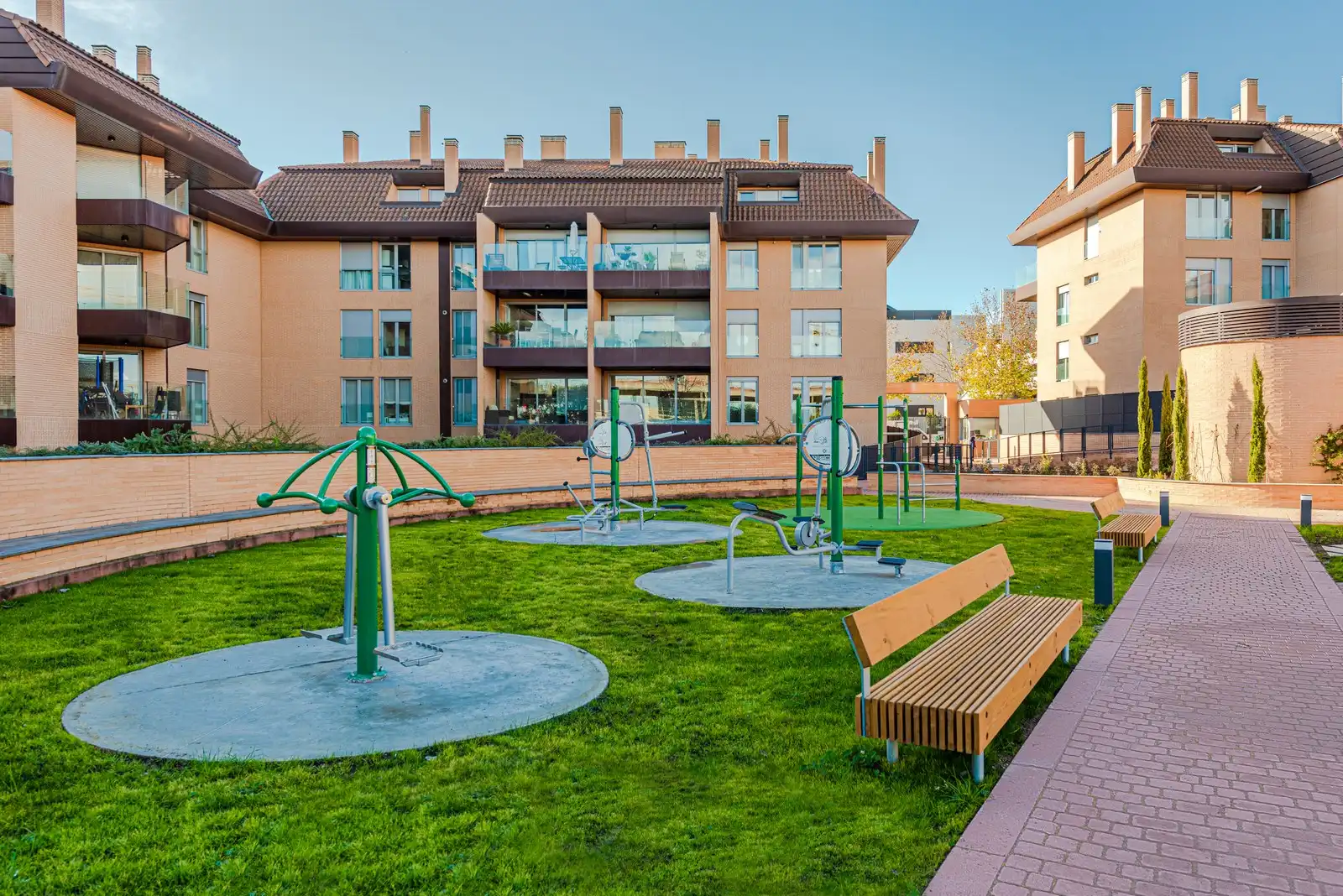 Terrasse von Wohnung zur Miete in Boadilla del Monte mit Klimaanlage, Heizung und Gemeinschaftspool