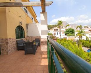 Terrassa de Casa adosada en venda en La Nucia amb Aire condicionat