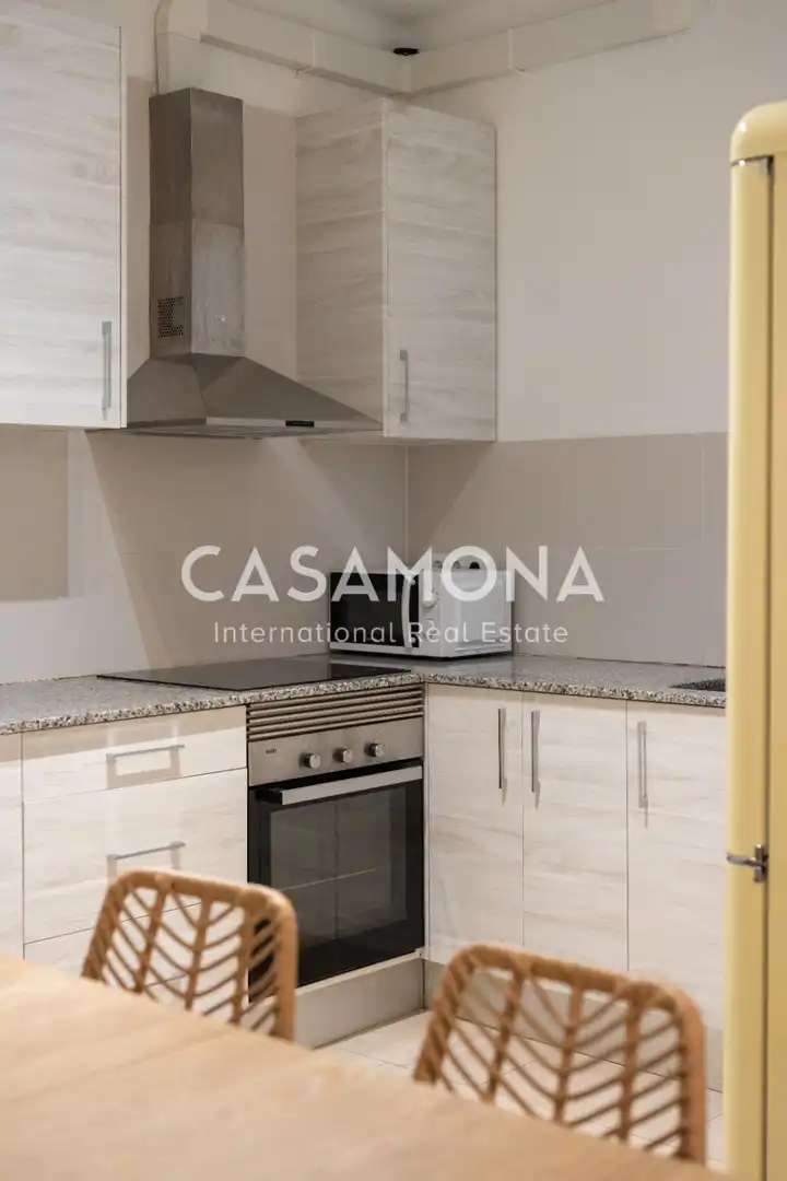 Kitchen of Apartments for rent in Barcelona  with Air Conditioner, Heating and Terrace