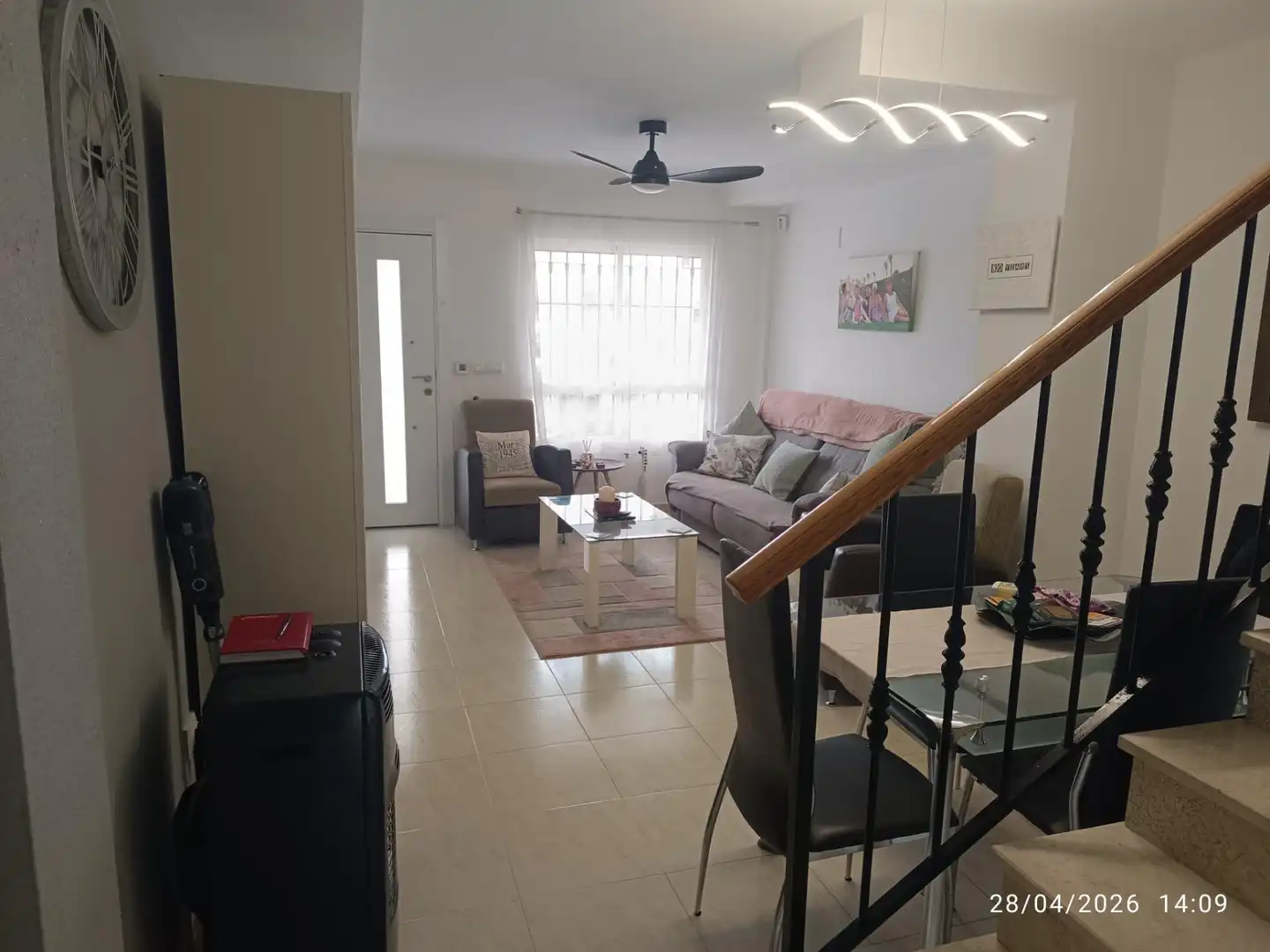 Sala de estar de Casa adosada en venta en Cartagena