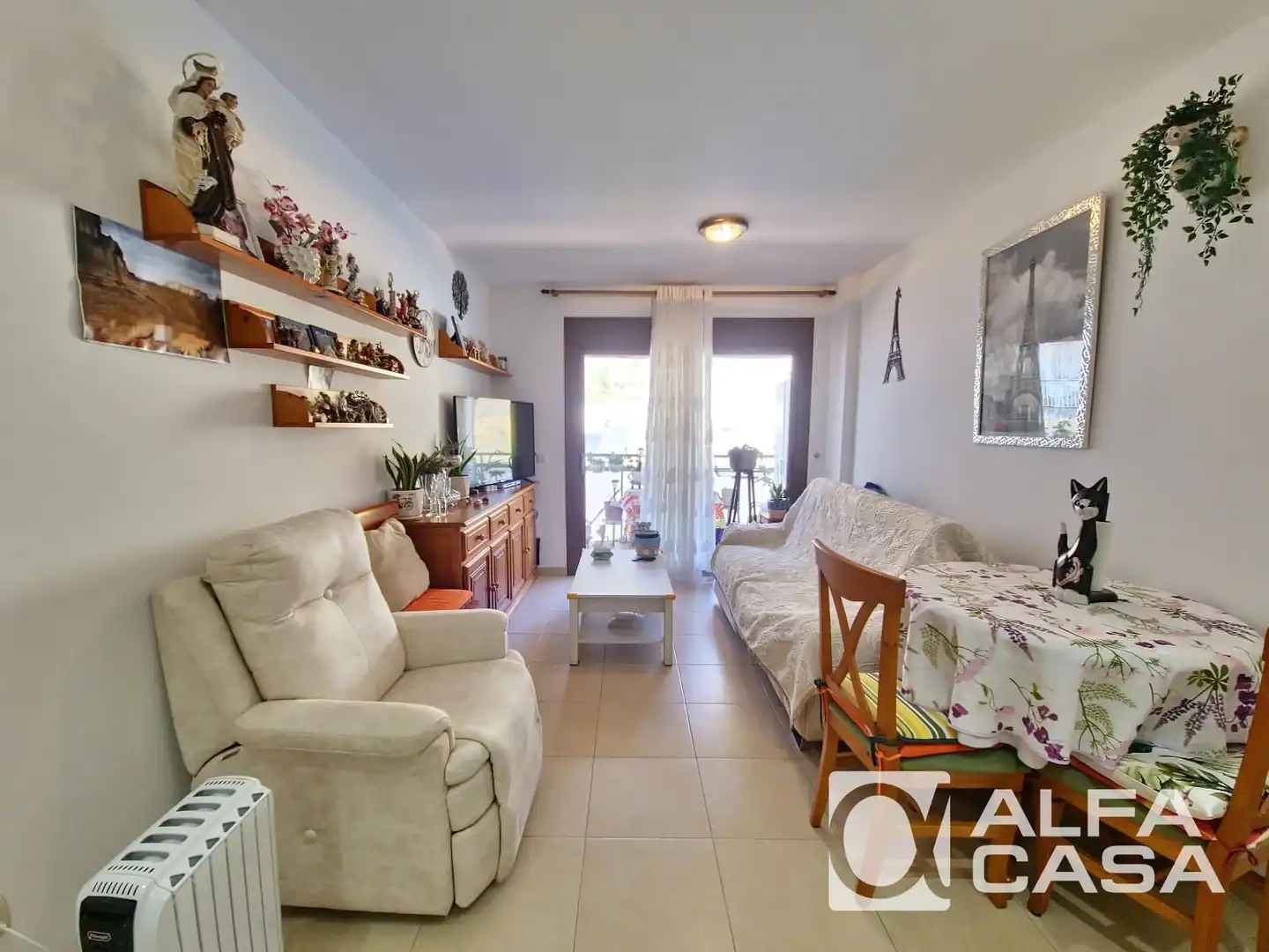 Sala de estar de Piso en venta en Lloret de Mar con Aire acondicionado, Calefacción y Terraza