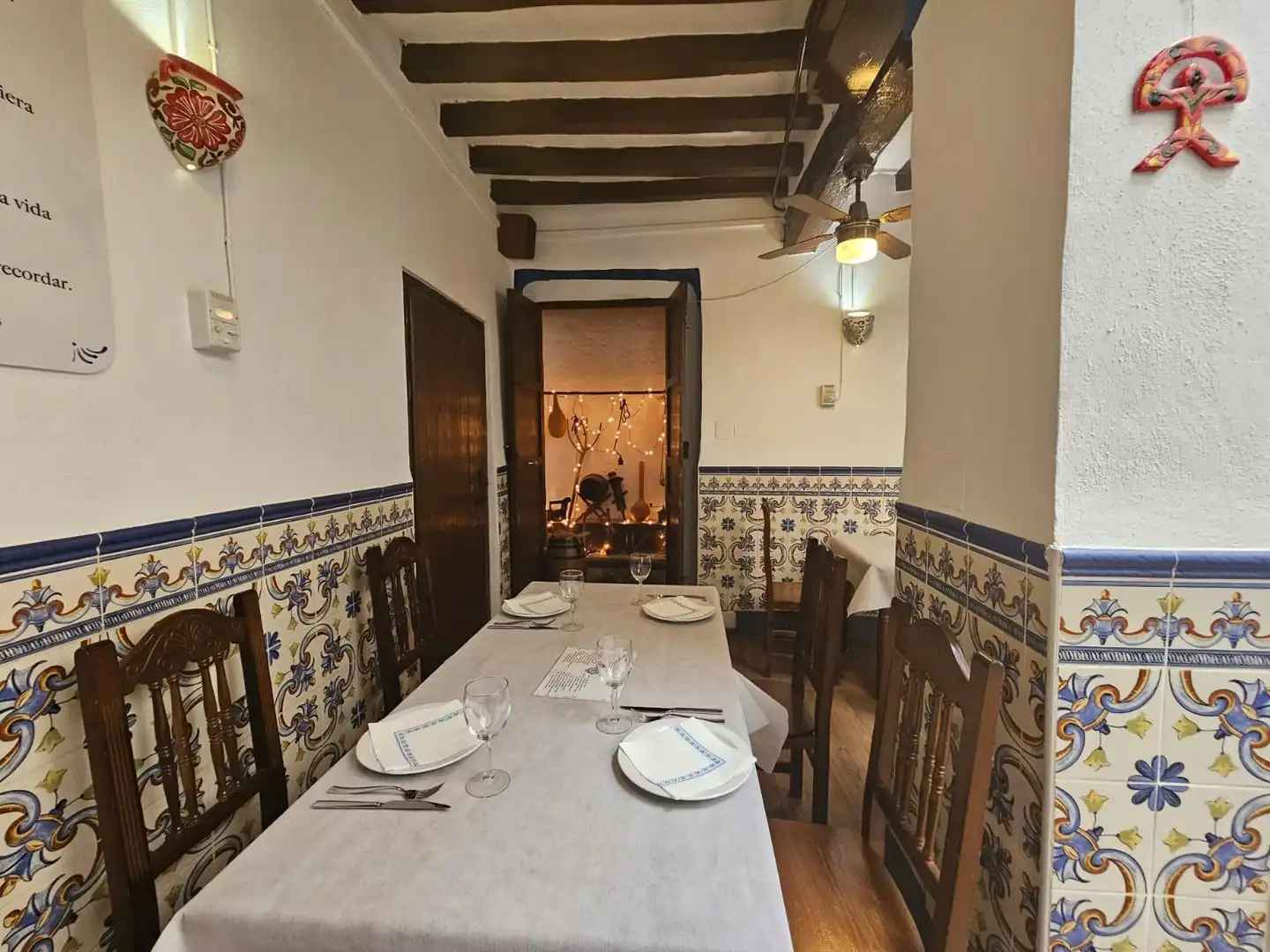 Dining room of Houses for sale in Laujar de Andarax  with Private garden, Terrace and Furnished