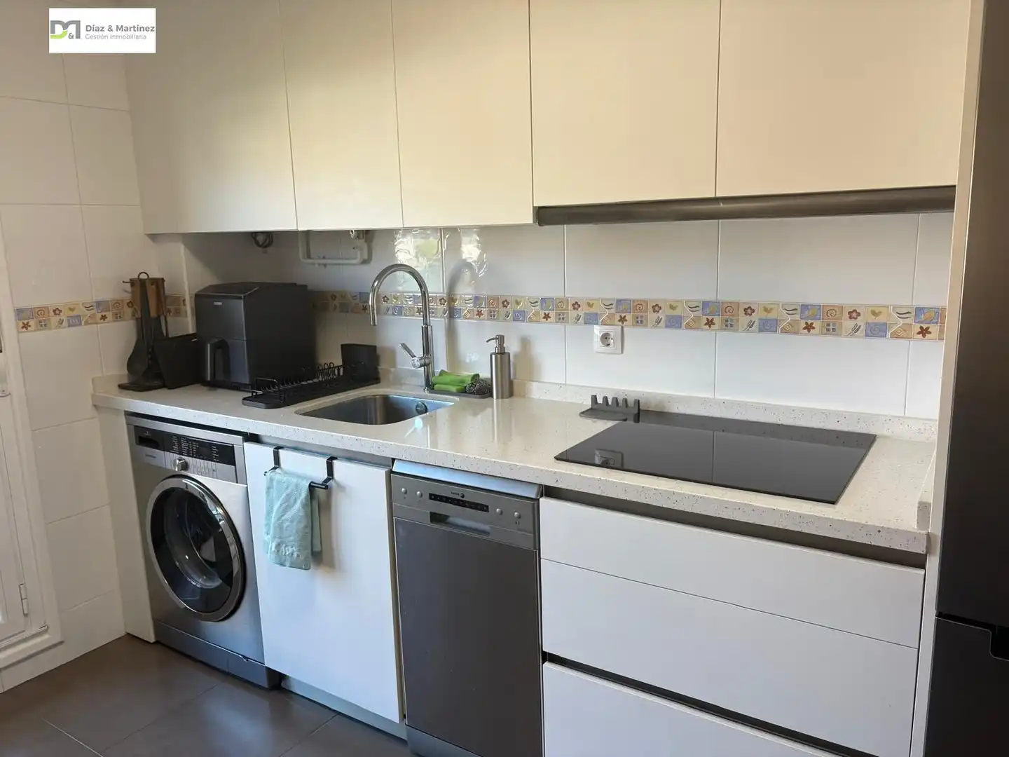 Cocina de Apartamento de alquiler en San Andrés del Rabanedo con Calefacción, Parquet y Trastero