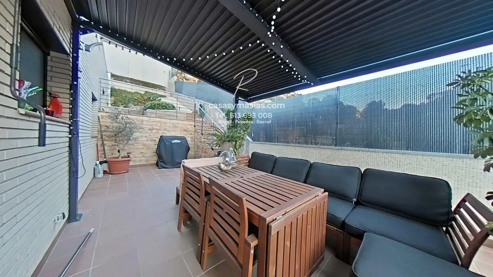 Terraza de Casa o chalet en venta en Vallirana con Aire acondicionado, Calefacción y Jardín privado