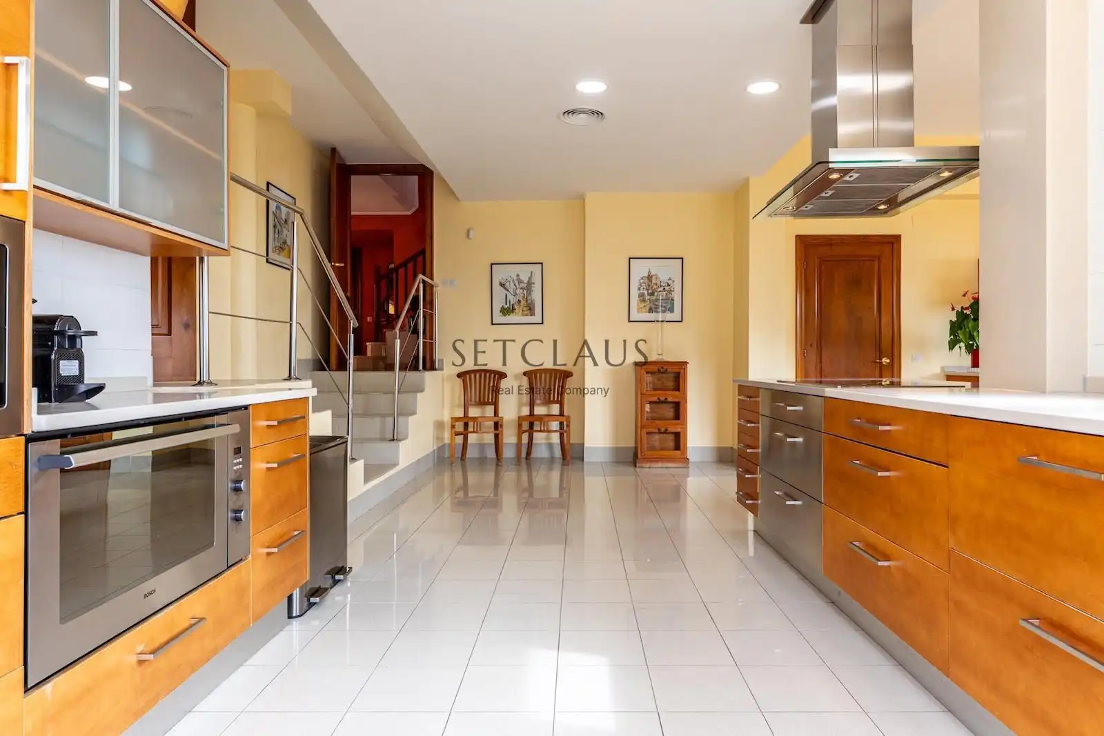 Cocina de Casa o chalet en venta en Badalona con Aire acondicionado, Calefacción y Jardín privado