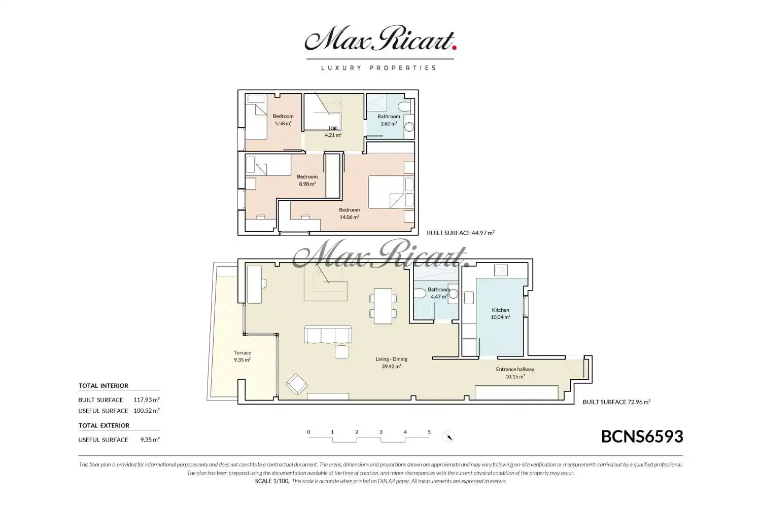 Maisonette mit Aufzug zum Verkauf in Gràcia, imagen 44