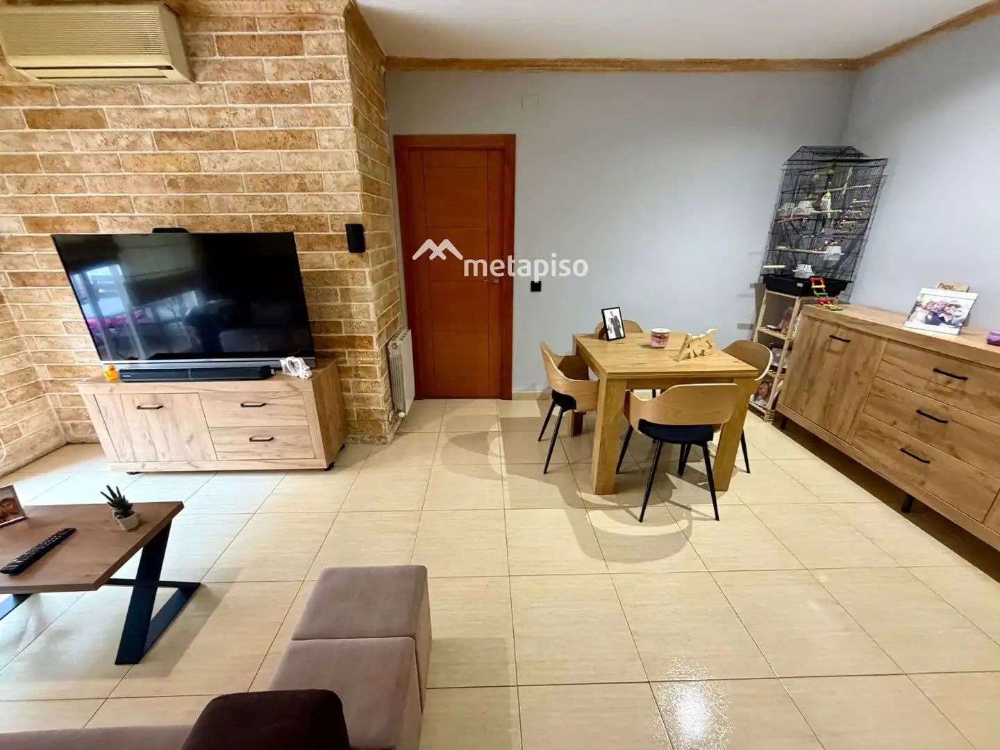 Wohnzimmer von Wohnung zum Verkauf in El Vendrell mit Klimaanlage, Heizung und Terrasse