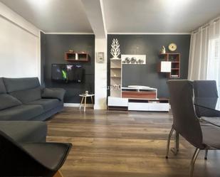 Living room of Flat to share in  Lleida Capital  with Heating, Parquet flooring and Terrace