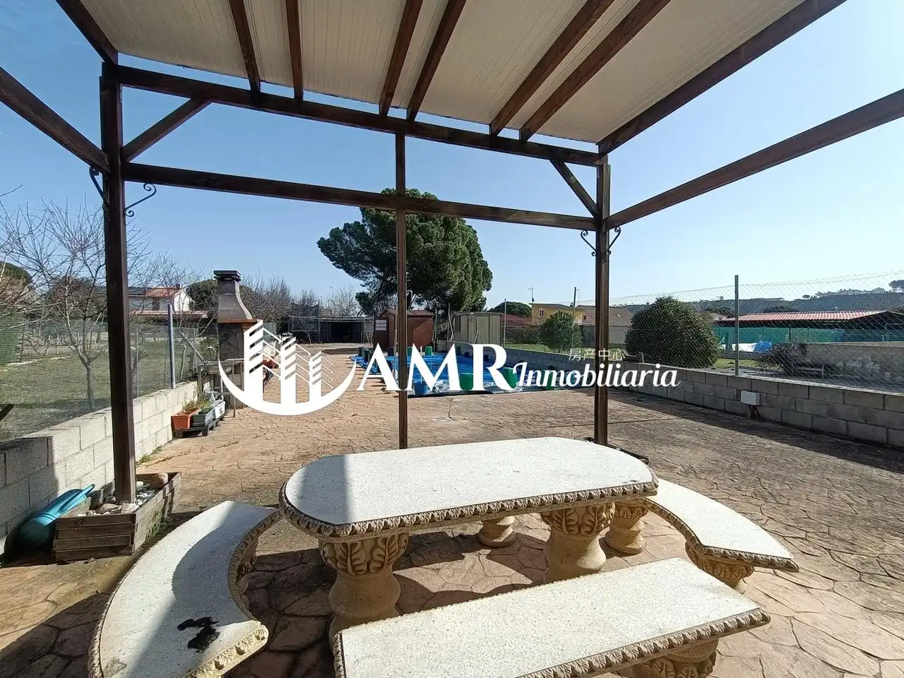 Terraza de Casa o chalet en venta en El Viso de San Juan con Calefacción, Jardín privado y Trastero