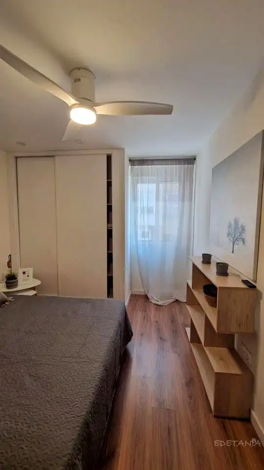 Schlafzimmer von Wohnung zur Miete in Moncada mit Klimaanlage und Möbliert