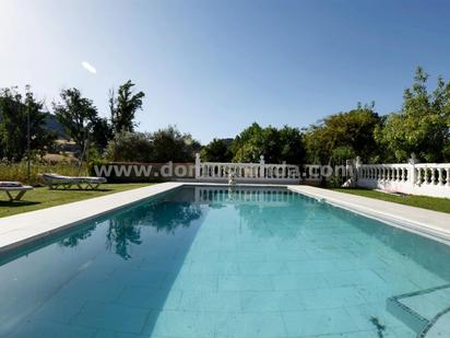 Swimming pool of Country house for sale in Ronda  with Air Conditioner, Private garden and Terrace