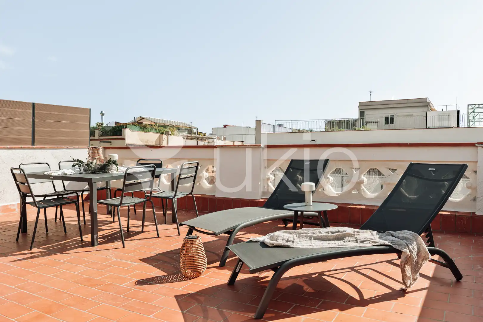 Terrace of Apartments for rent in Barcelona  with Air Conditioner, Heating and Terrace