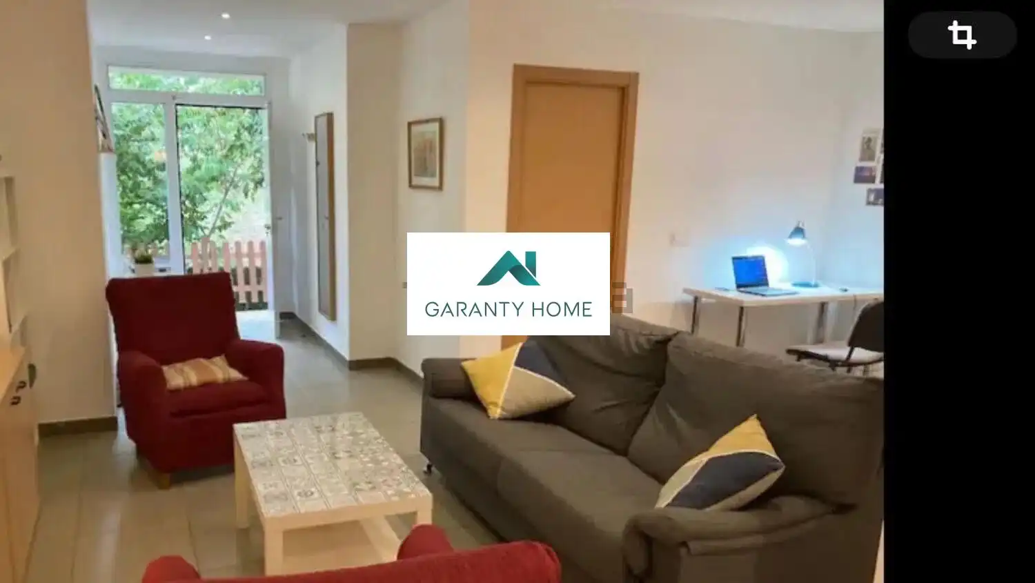 Living room of Flat for rent in Málaga  with Air Conditioner and Furnished