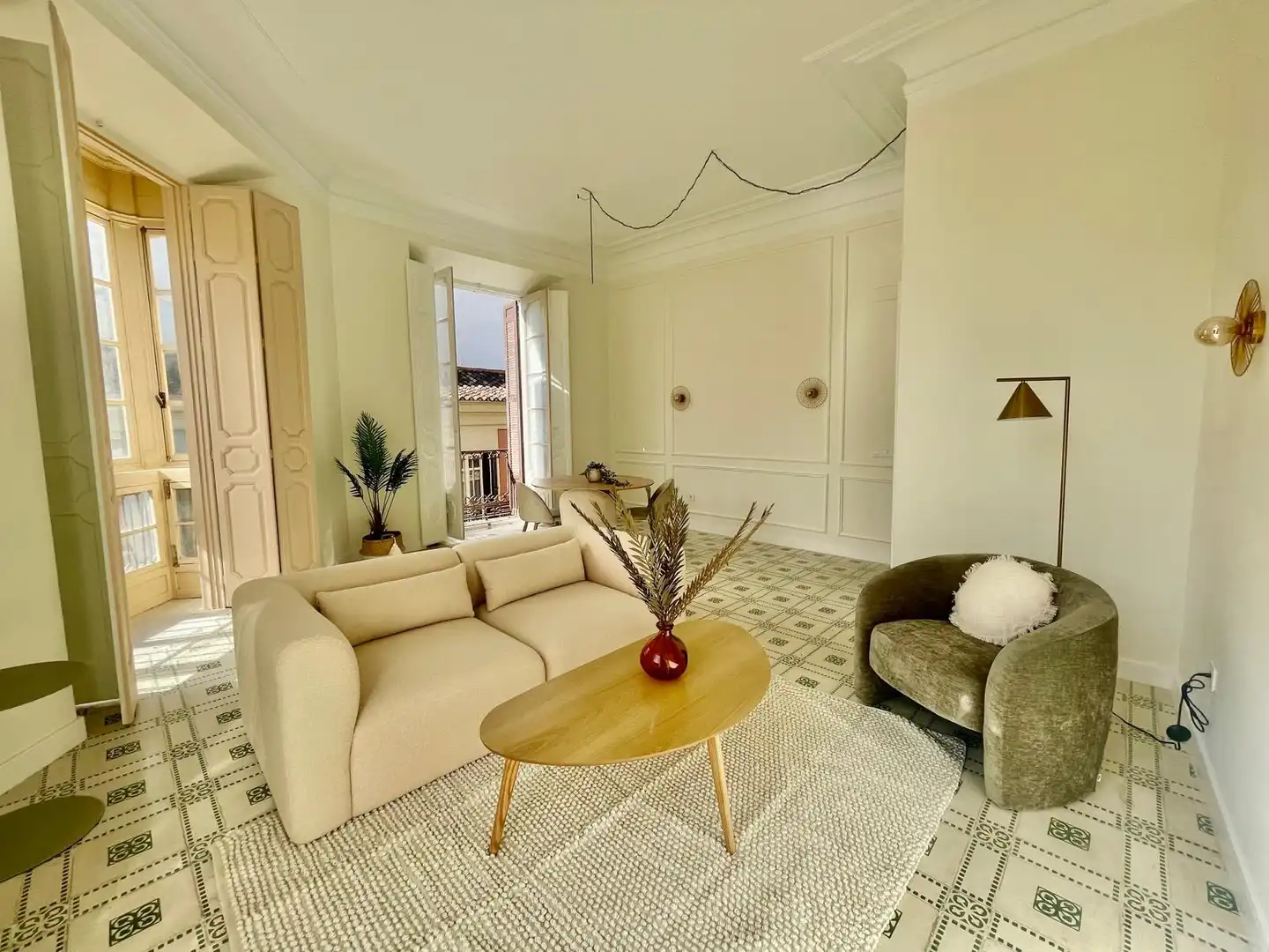 Sala de estar de Piso en venta en Málaga con Terraza y Balcón
